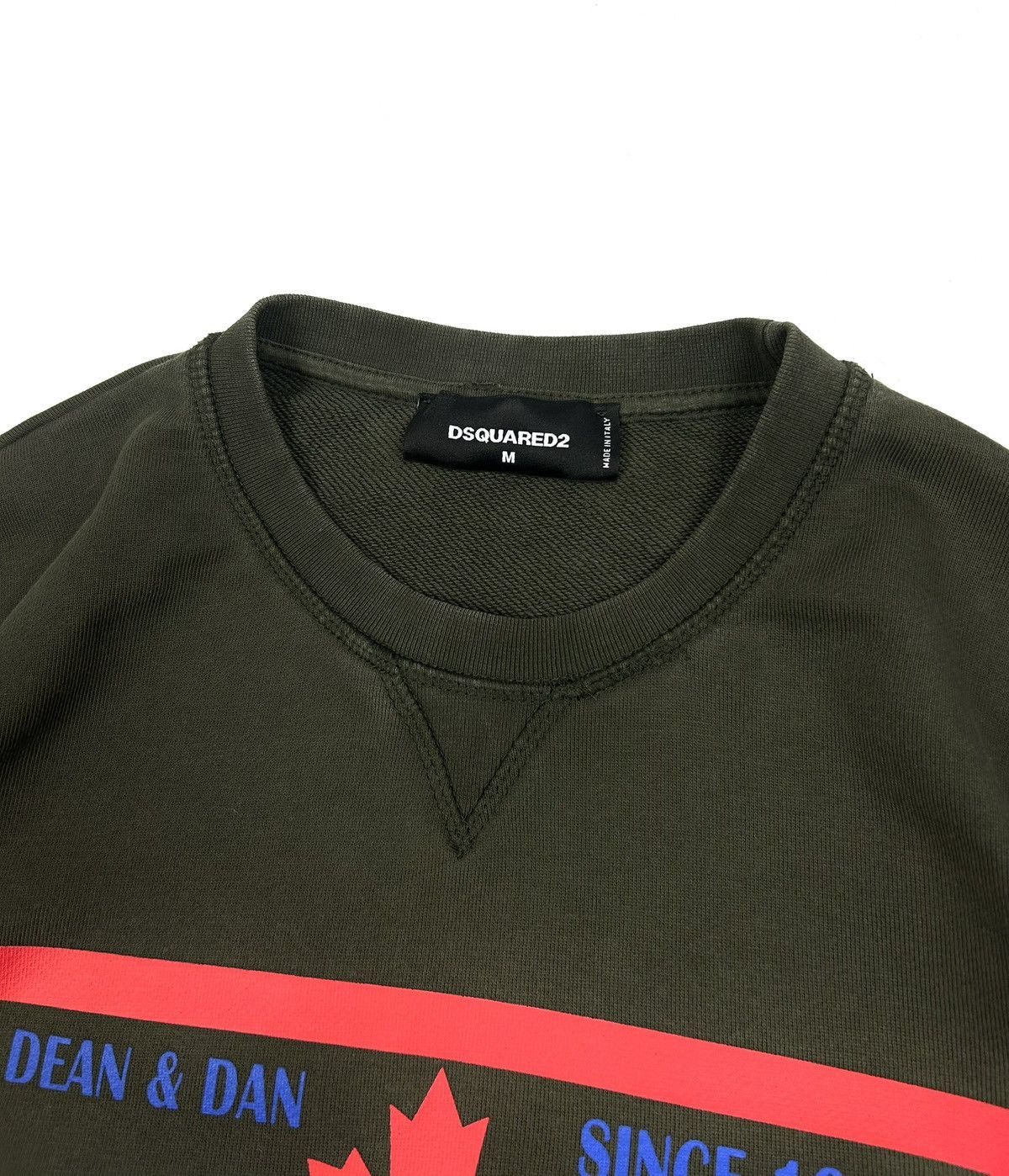 Dsquared2 Luxury Dsquared2 Superior Graphic Sweatshirt Green Vintage Size US M / EU 48-50 / 2 - 11 Thumbnail
