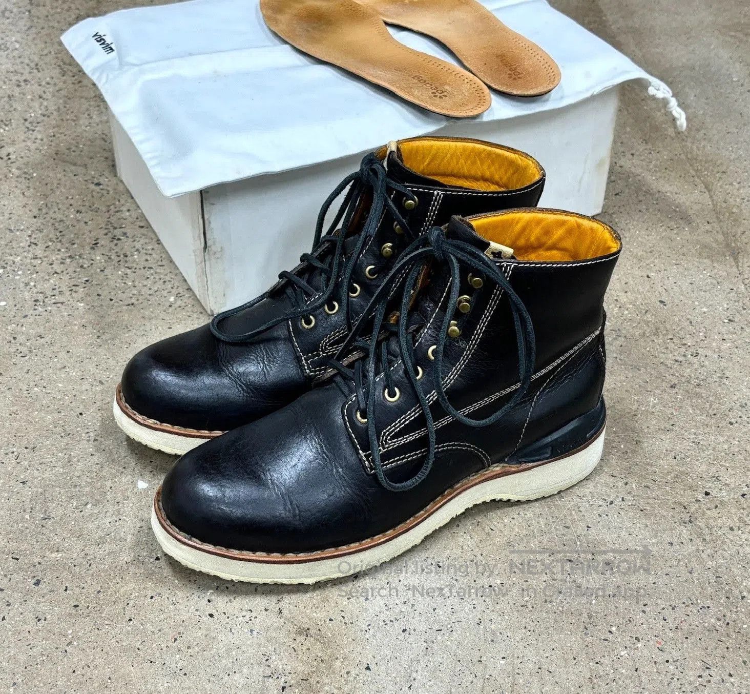 Visvim Wabanaki Blanket Folk Boots | Grailed