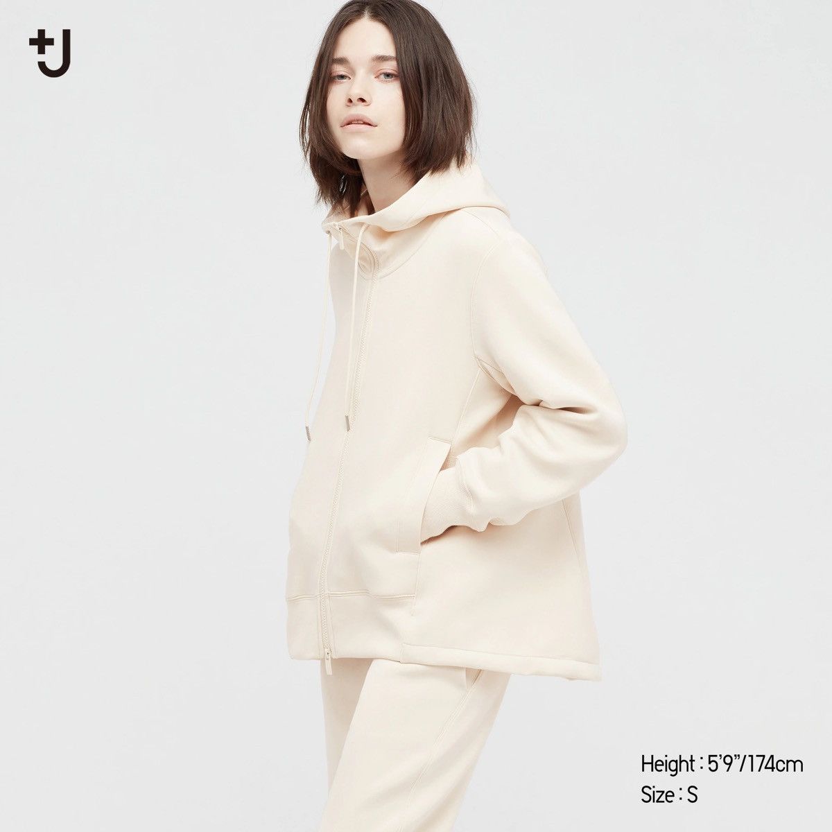 Jil Sander × Uniqlo Uniqlo +J Dry Sweat F/W21 Long Sleeve Full-Zip Hoodie Size L / US 10 / IT 46 - 2 Thumbnail