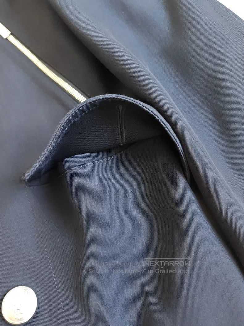 Hermes Hermes Navy wool coat jacket, dark blue, 76% wool + 24% co Size US M / EU 48-50 / 2 - 9 Thumbnail