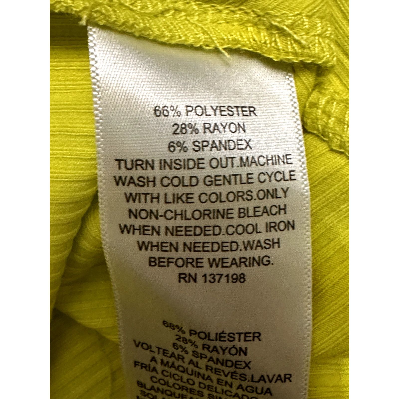Other Royalty By Maluma Bodysuit Ribbed Yellow Women's XXXL NWT Size 3XL / US 20-22 - 10 Thumbnail