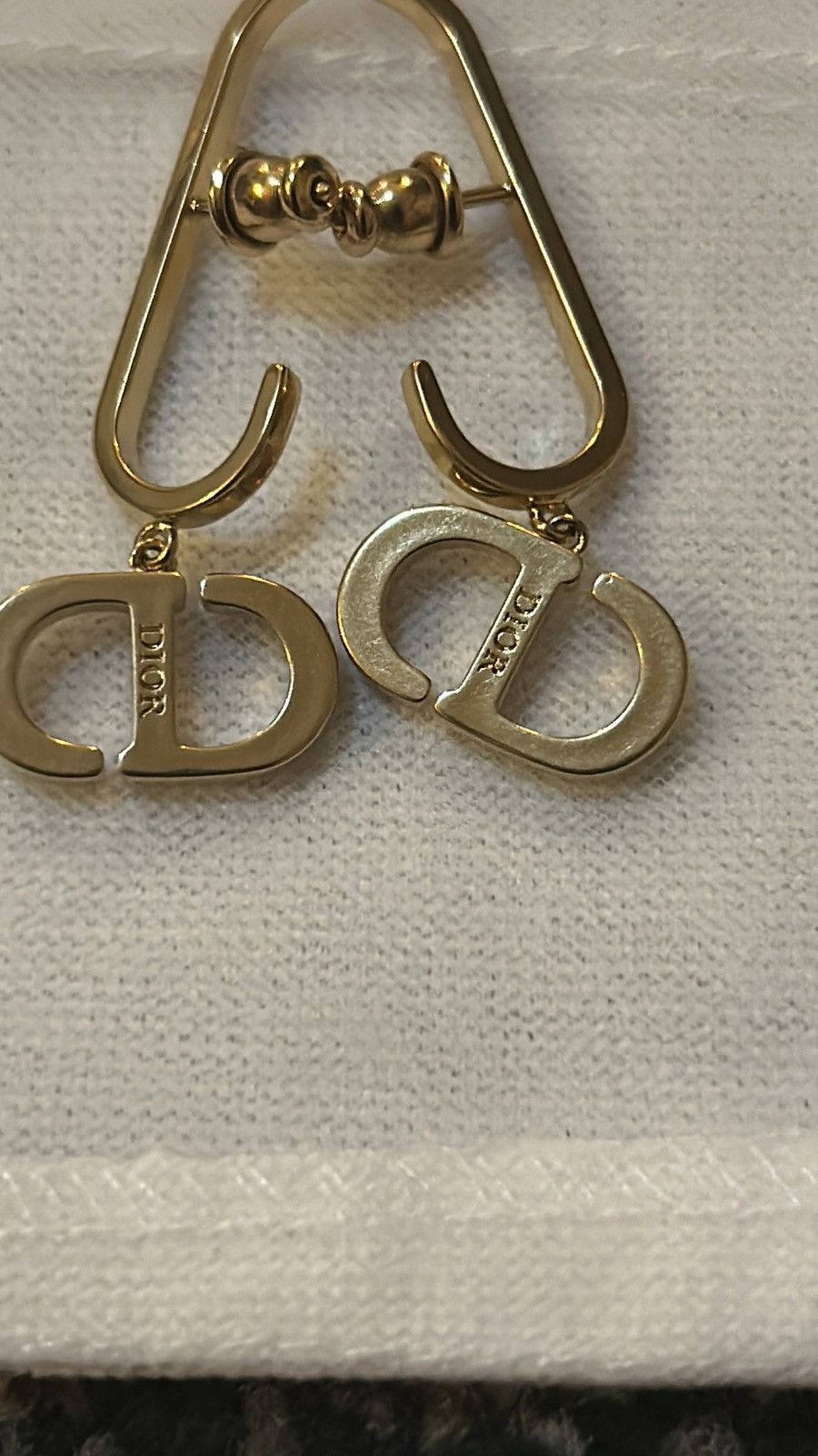 Dior Dior 30 MONTAIGNE EARRINGS Gold-Finish Metal Size ONE SIZE - 8 Thumbnail