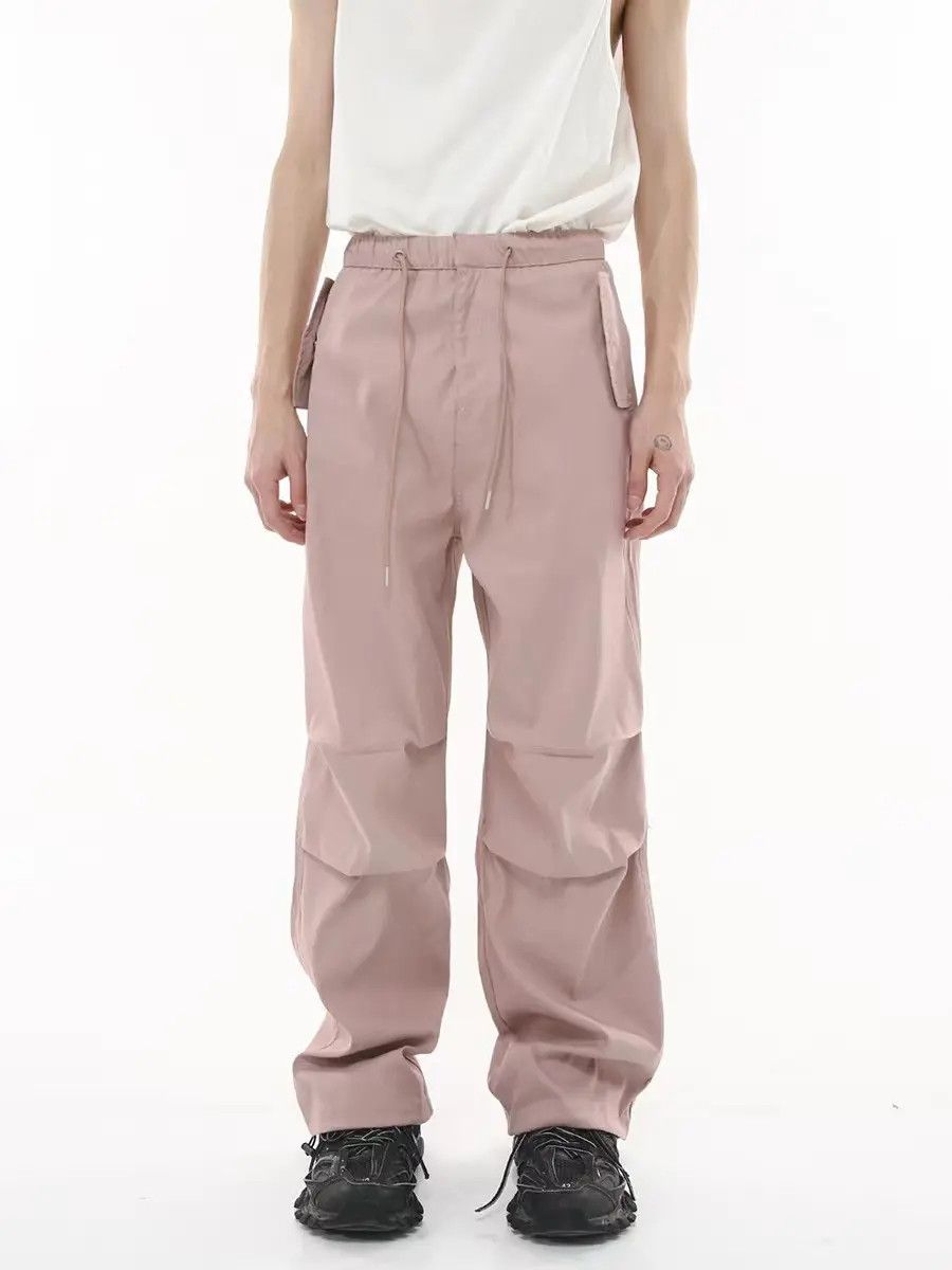 Japanese Brand × Jean Vintage Drawstring Pleated Loose Casual Pants Size US 32 / EU 48 - 2 Thumbnail