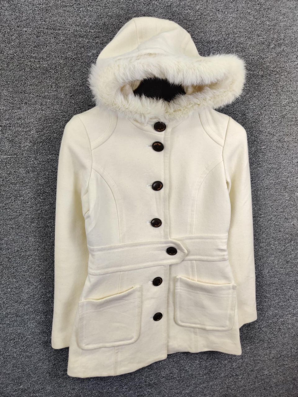 Burberry Vintage Burberry Blue Label Angora Rabbit Fur Coat Size S / US 4 / IT 40 - 3 Thumbnail