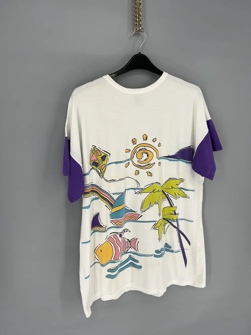 Vintage Vintage 90s Graphic Tee Summer Tshirt Y2k Style Size US L / EU 52-54 / 3 - 1 Thumbnail