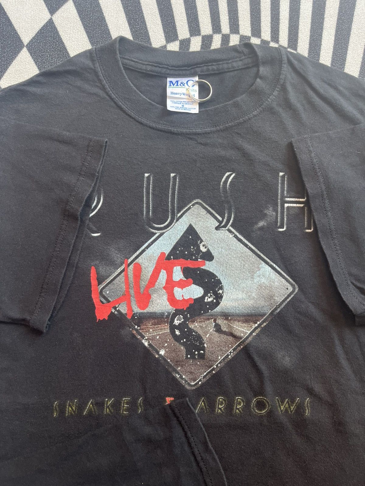 Band Tees Vintage RUSH Live Snakes & Arrows 00’s Tshirt Size US M / EU 48-50 / 2 - 6 Thumbnail