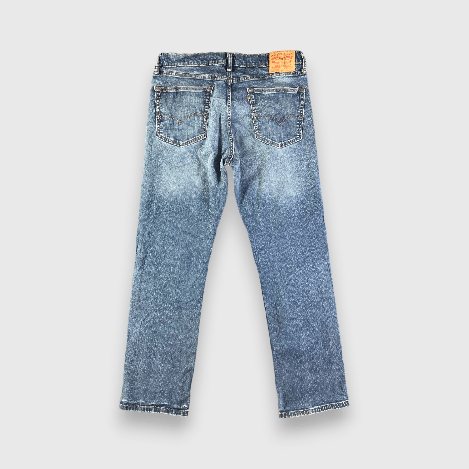 Levi's Vintage Blue Wash Levis 514 Jeans-J4158 Size US 35 - 2 Thumbnail