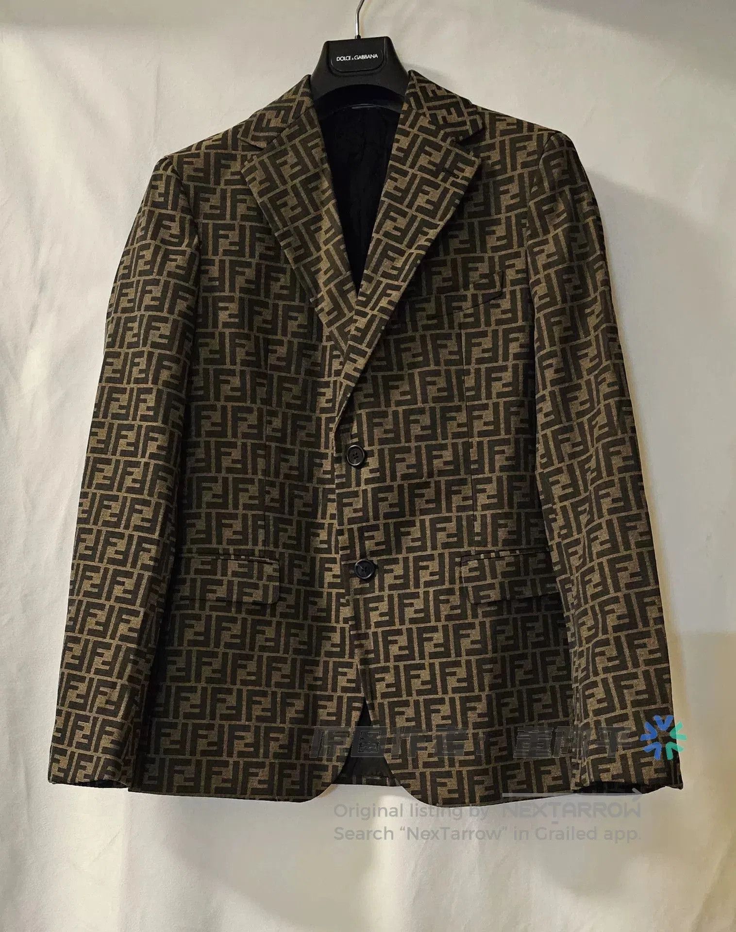 Fendi Fendi Monogram Suit Jacket and Pants Set. Size US L / EU 52-54 / 3 - 2 Thumbnail