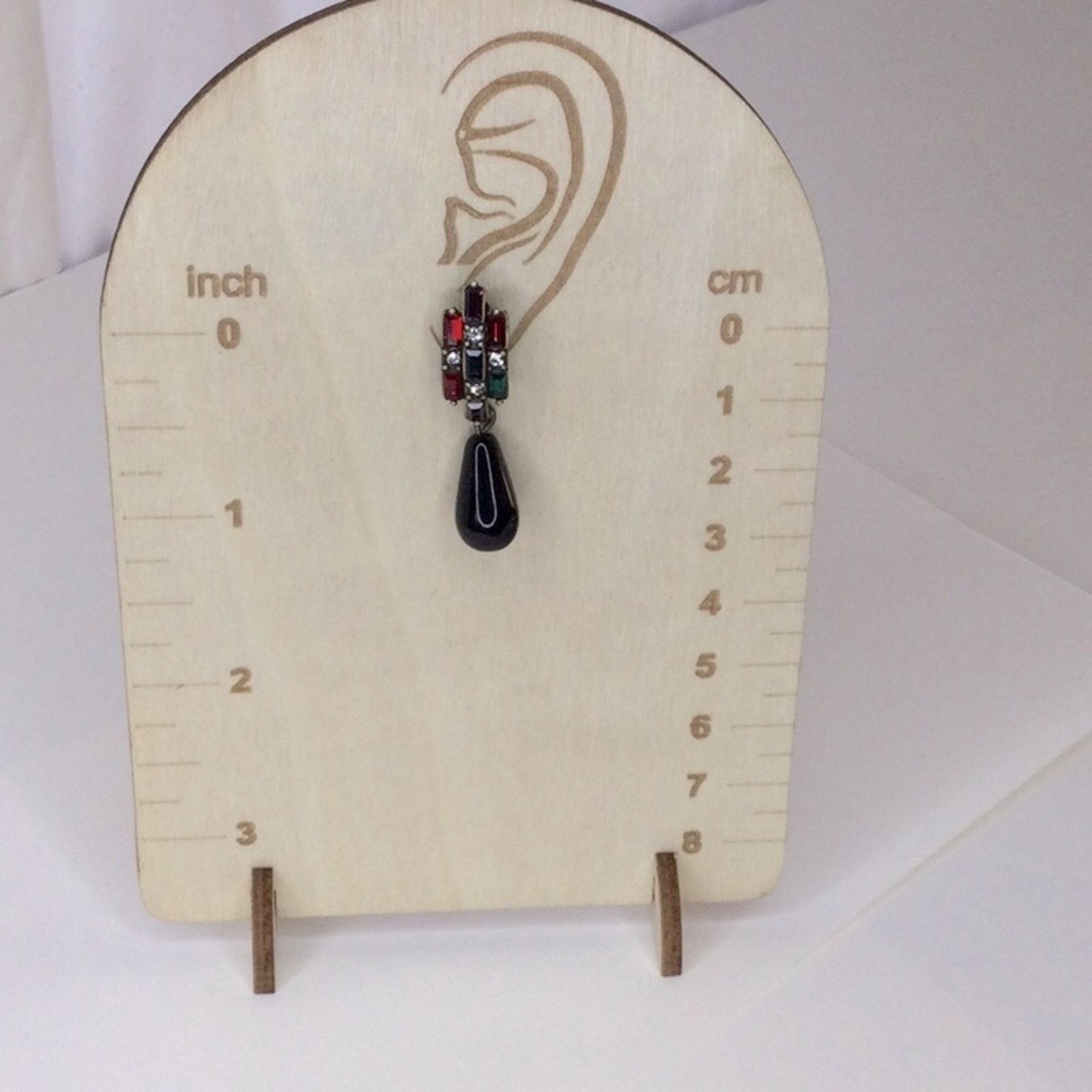 Chicos Chico's Retro1990's Rhinestone Dangle/Drop Post Earrings NWT Size ONE SIZE - 4 Thumbnail