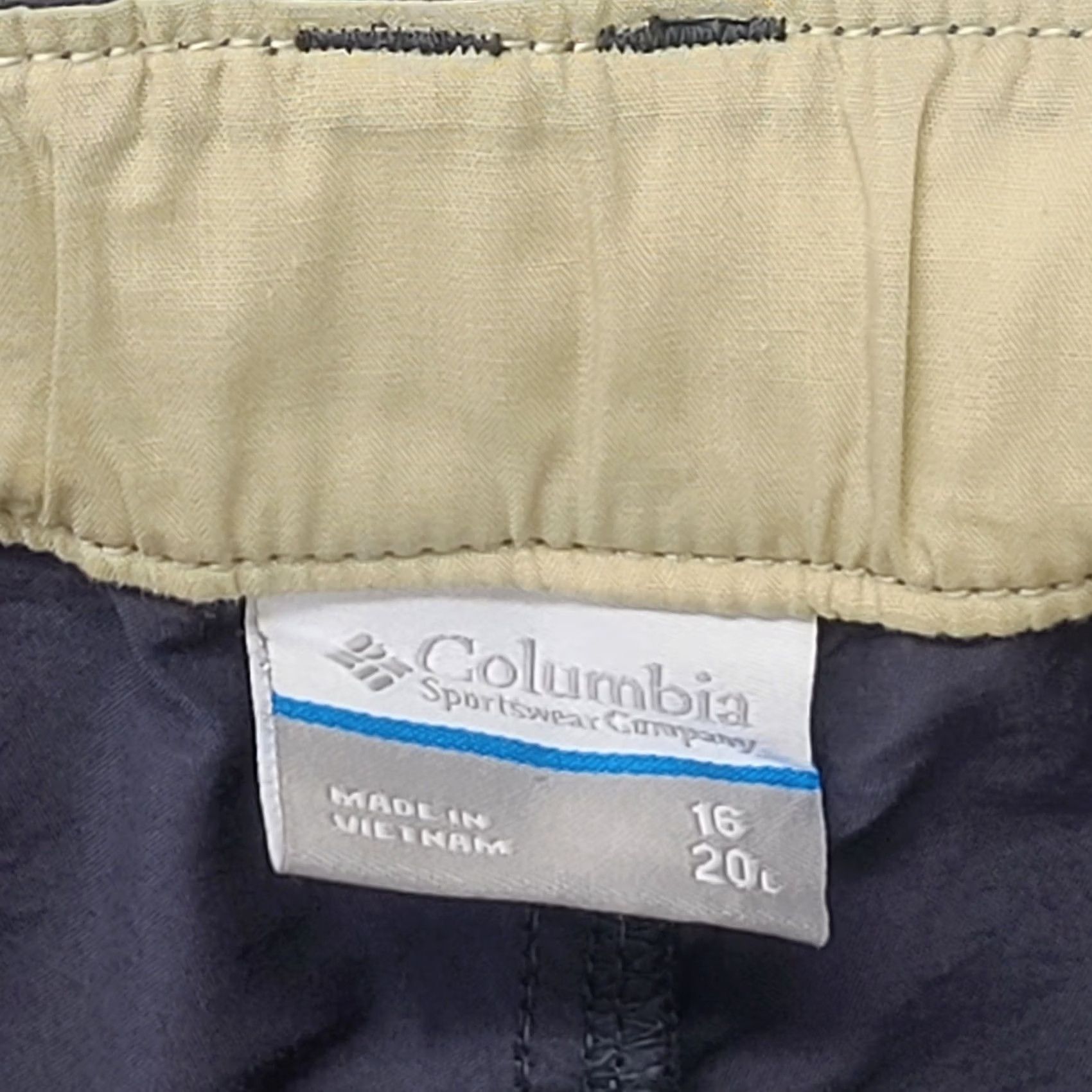 Vintage Columbia Arch Caper Capri Womens 16x20 Regular Fit Outdoors Hiking Camping Capri Pants Blue Cotton Nylon Polyester Microfiber Size ONE SIZE - 3 Thumbnail