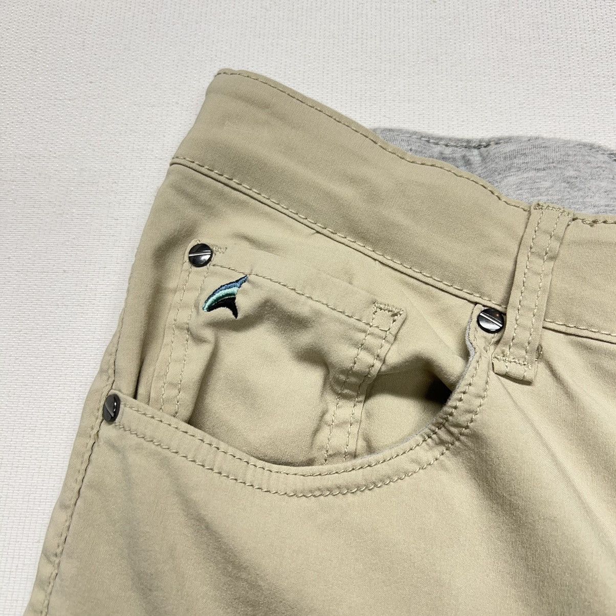 Designer Tailor Vintage Pants Khaki Canaan Slim Fit Performance Size US 32 / EU 48 - 7 Thumbnail