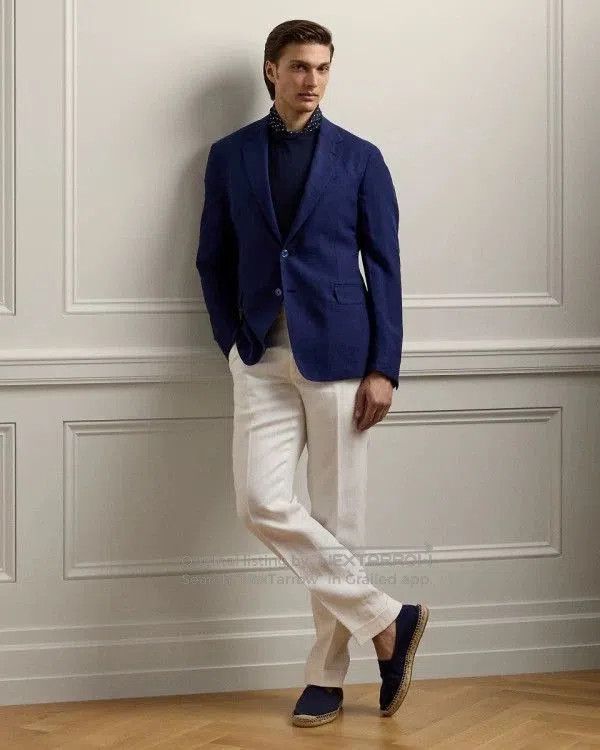 Polo Ralph Lauren White Casual Pants Size 34. Size US 34 / EU 50 - 2 Thumbnail