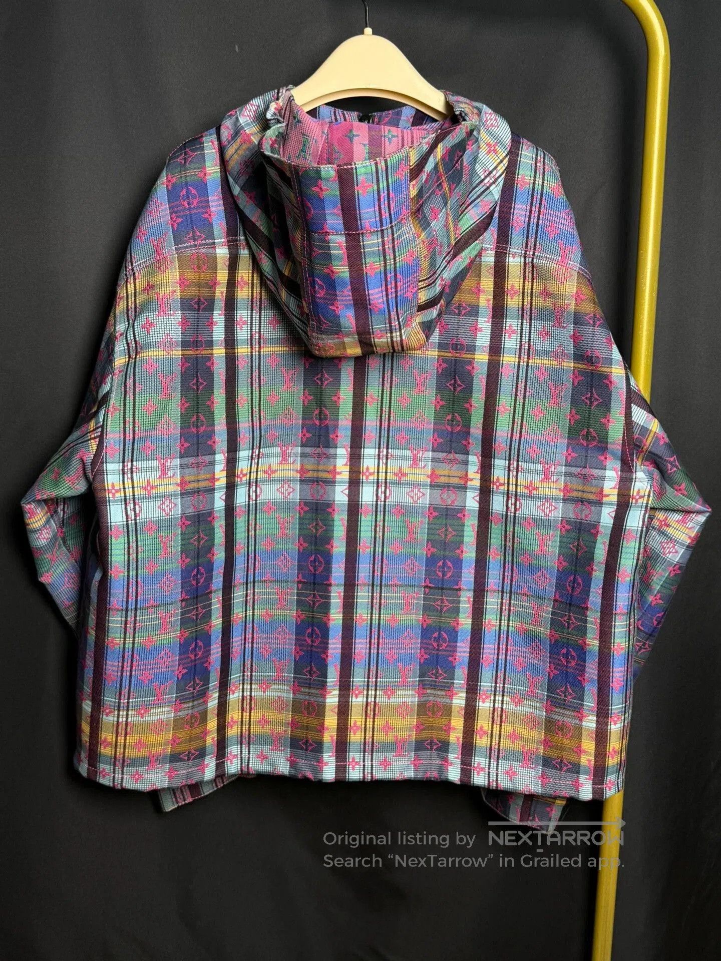 Louis Vuitton colorful checkered hooded jacket by Louis Vuitton. Size US M / EU 48-50 / 2 - 3 Thumbnail