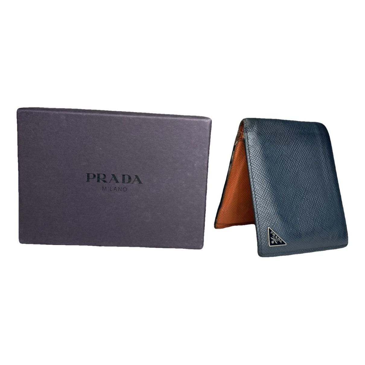 Prada Tessuto Navy Leather Purse Size ONE SIZE - 1 Thumbnail