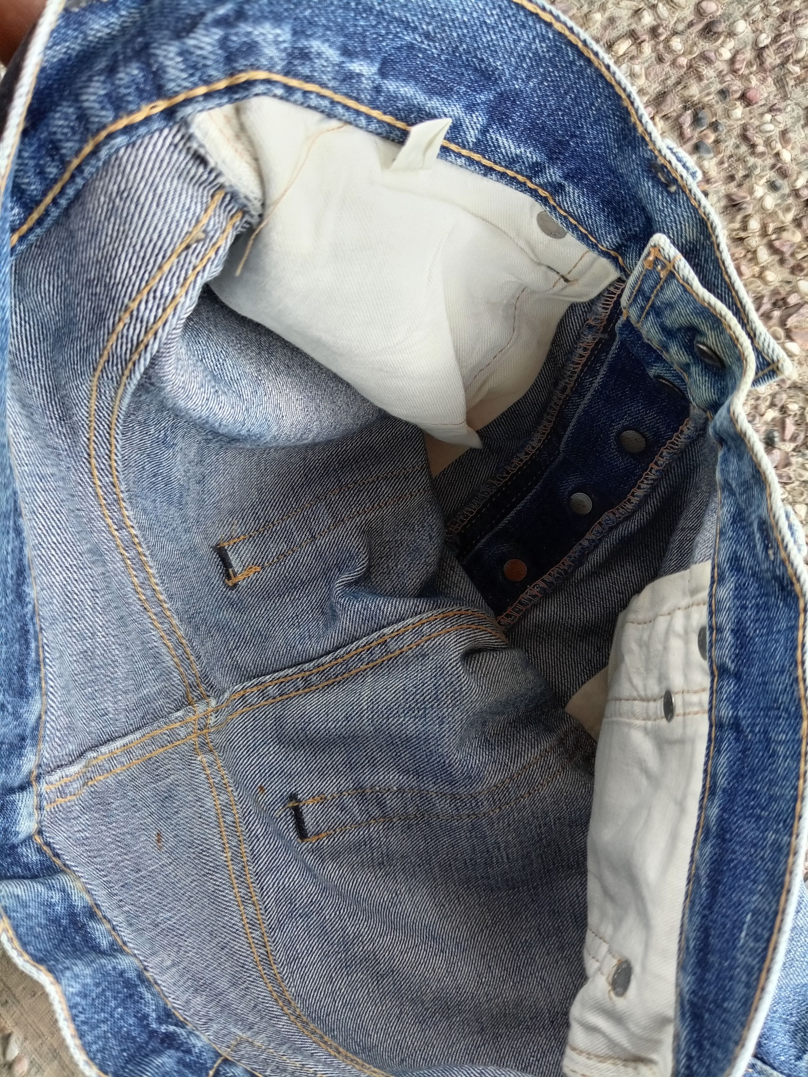 Japanese Brand × Warehouse Vintage Warehouse Selvedge Distressed Denim Jeans Size US 29 - 10 Thumbnail