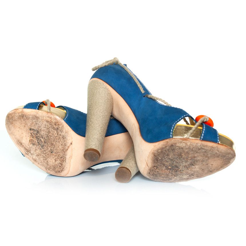 Dsquared2 Dsquared2, Blue suede candy pump Size US 7.5 / IT 37.5 - 7 Thumbnail