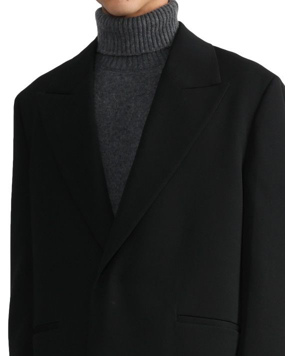 Jil Sander o1y1124 Single-Breasted Wool Blazer in Black Size US M / EU 48-50 / 2 - 5 Thumbnail