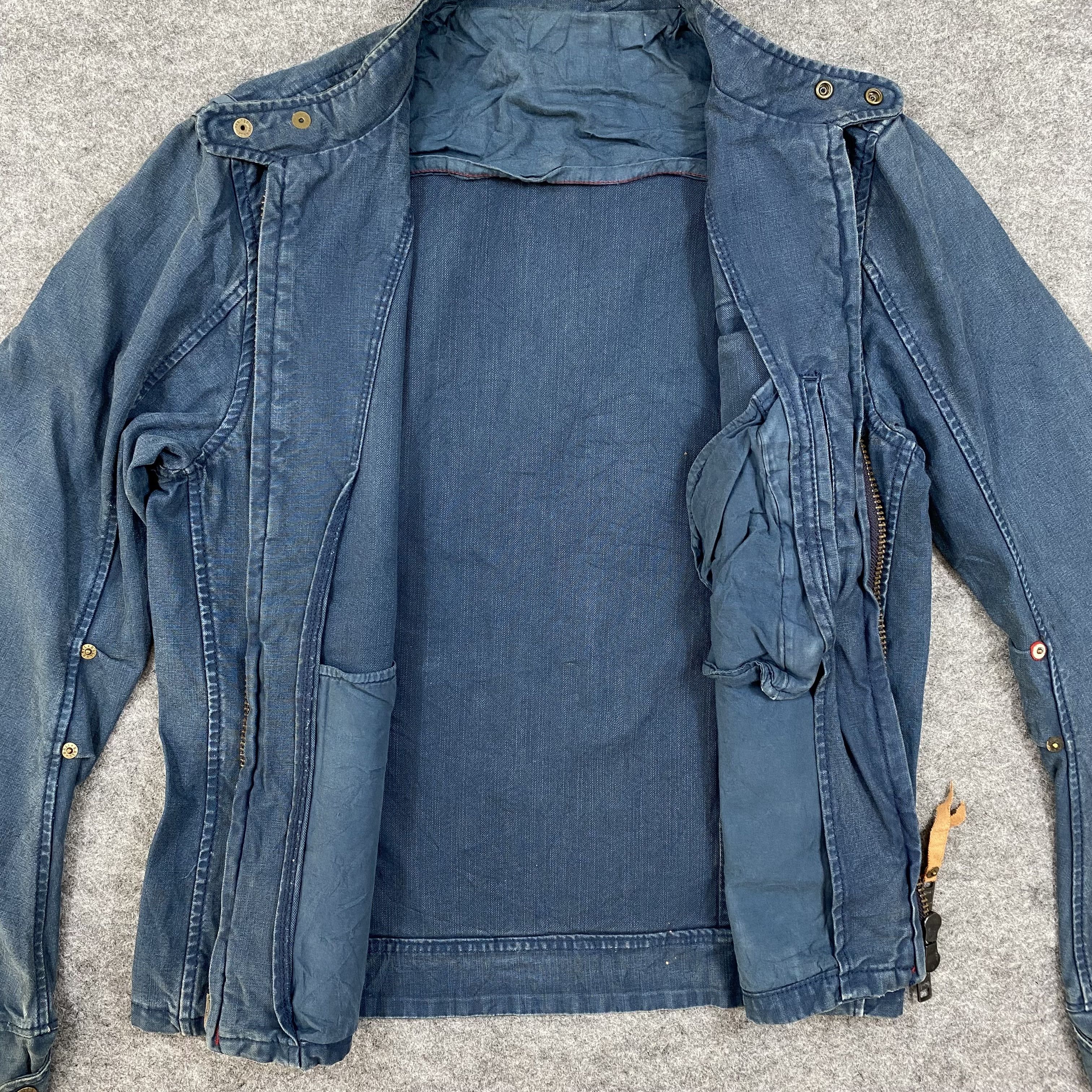 Japanese Brand VTG Japan Gifu Take Indigo Dye Work Jacket-J562 Size US M / EU 48-50 / 2 - 3 Thumbnail