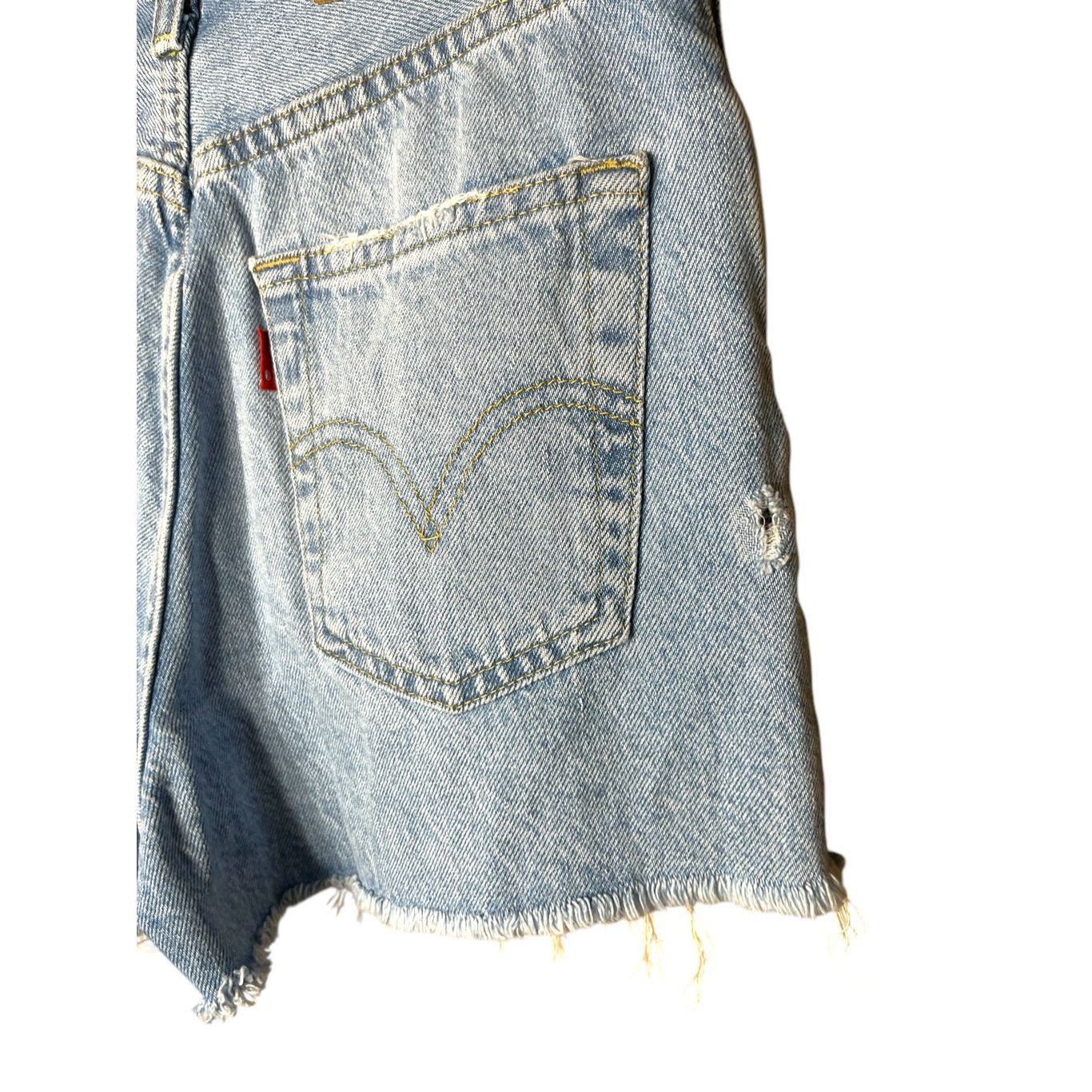 Levi's Levi’s Premium Ribcage High Waisted Shorts Size 24 Size 24" / US 00 / IT 34 - 6 Thumbnail