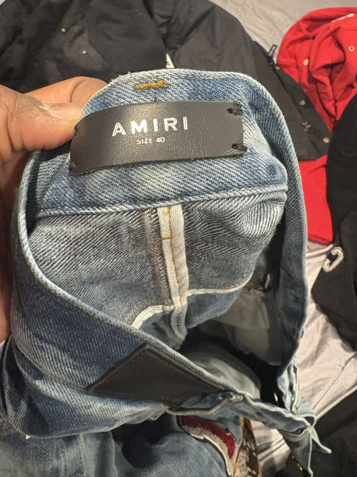 Amiri Amiri Tiger Varsity jeans Size US 40 / EU 56 - 4 Thumbnail