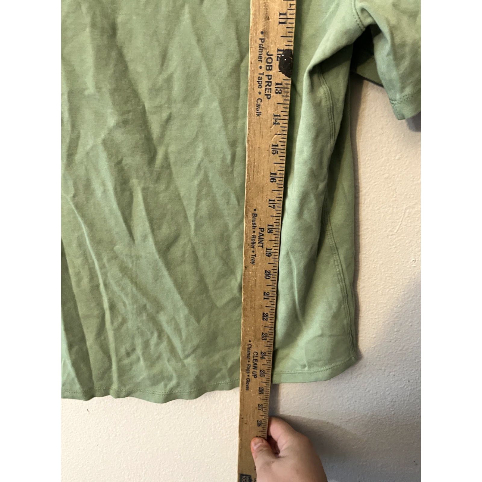 Vintage Mens Green Geoffrey Beene Soft Button Down Shirt Sleeve Collar Tee New Sz Medium Size US M / EU 48-50 / 2 - 4 Thumbnail
