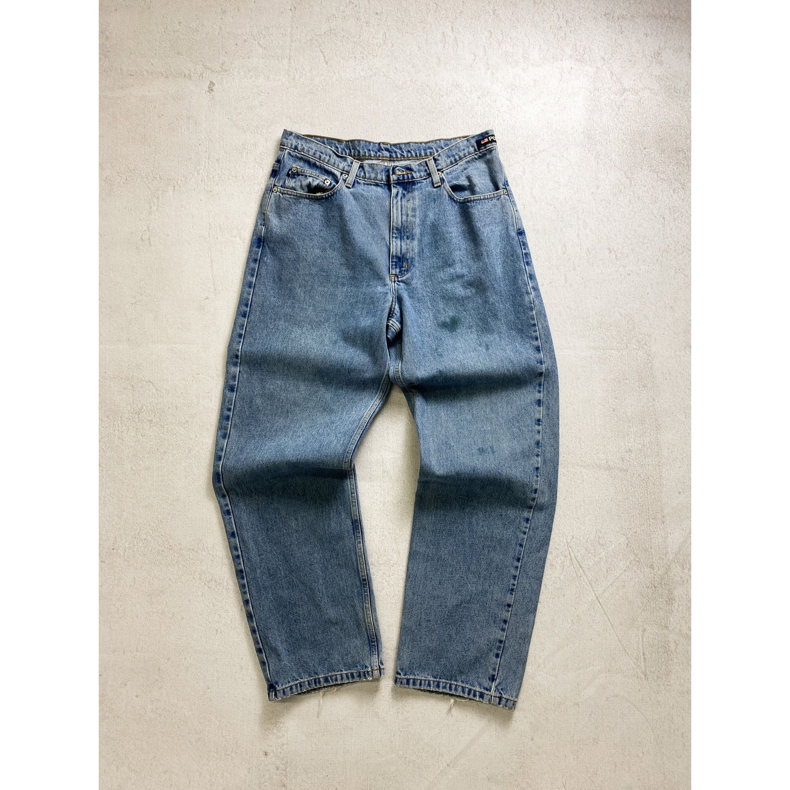 Polo Ralph Lauren Vintage 90s Polo Ralph Lauren Wide Leg Jeans - Women's 34x31 Size 31" - 1 Thumbnail