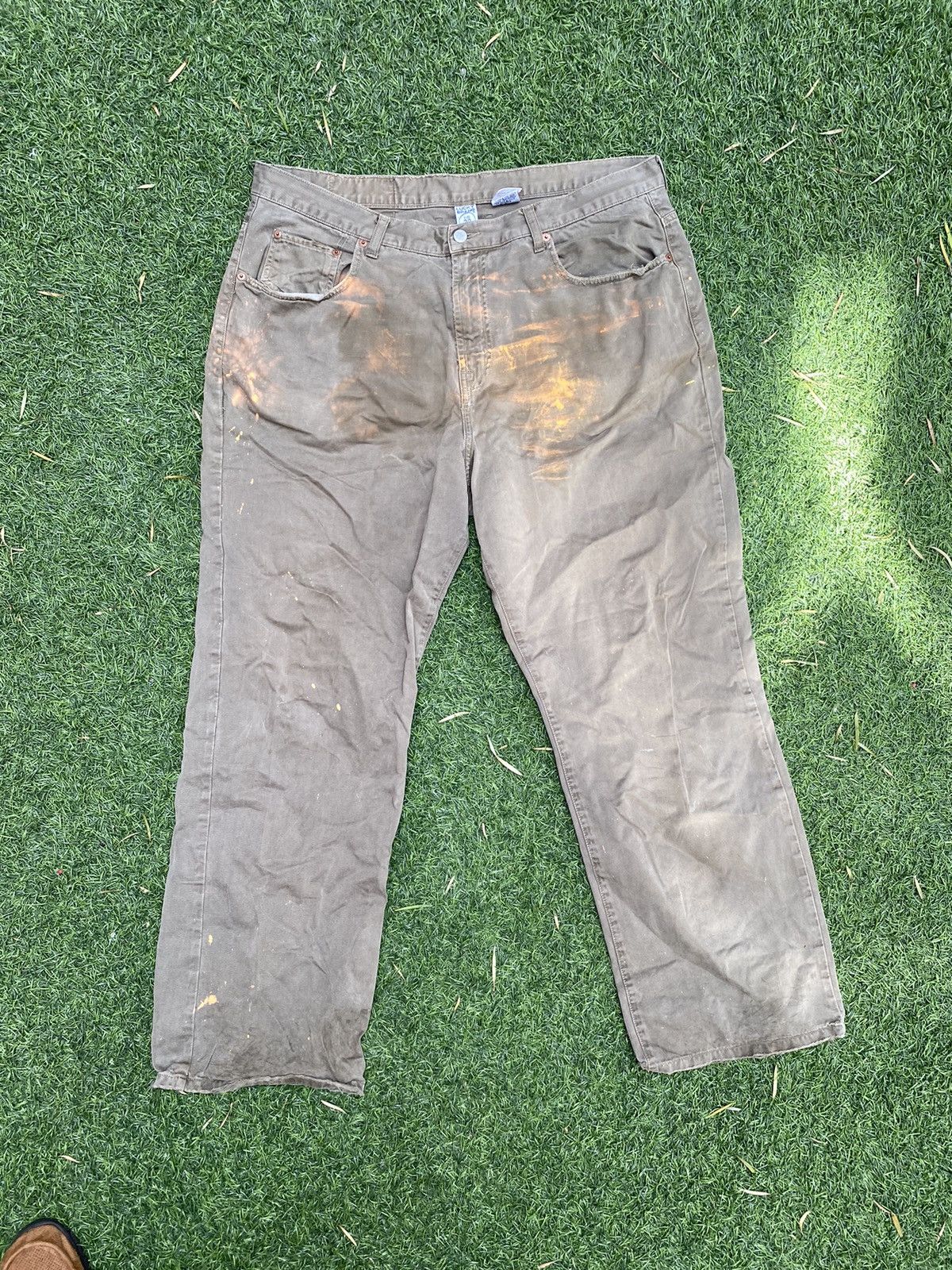 Lucky Brand × Vintage Vintage Lucky Distressed jeans Size US 38 / EU 54 - 1 Thumbnail