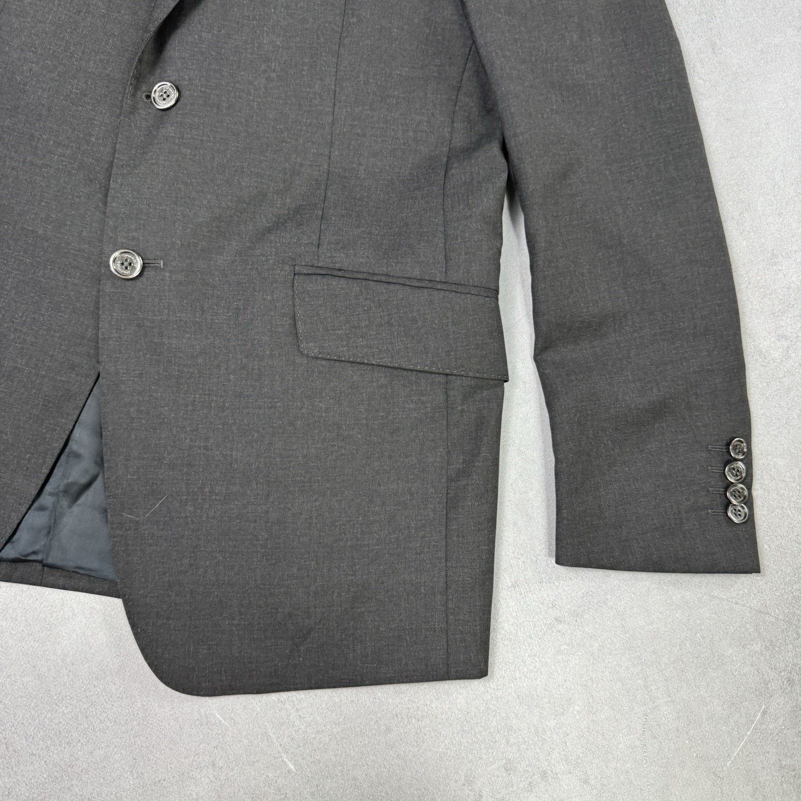 Burberry Burberry Men Wool Blazer Grey Size 50R Size 40R - 9 Thumbnail
