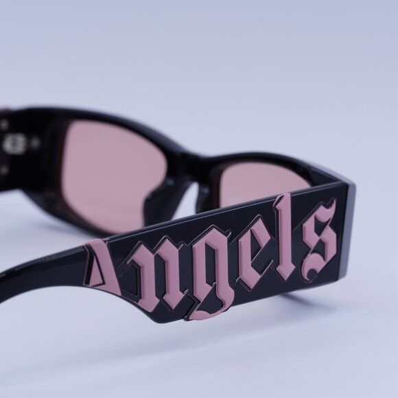 Palm Angels PERI007 ANGEL 1021 Sunglasses Black Rectangle