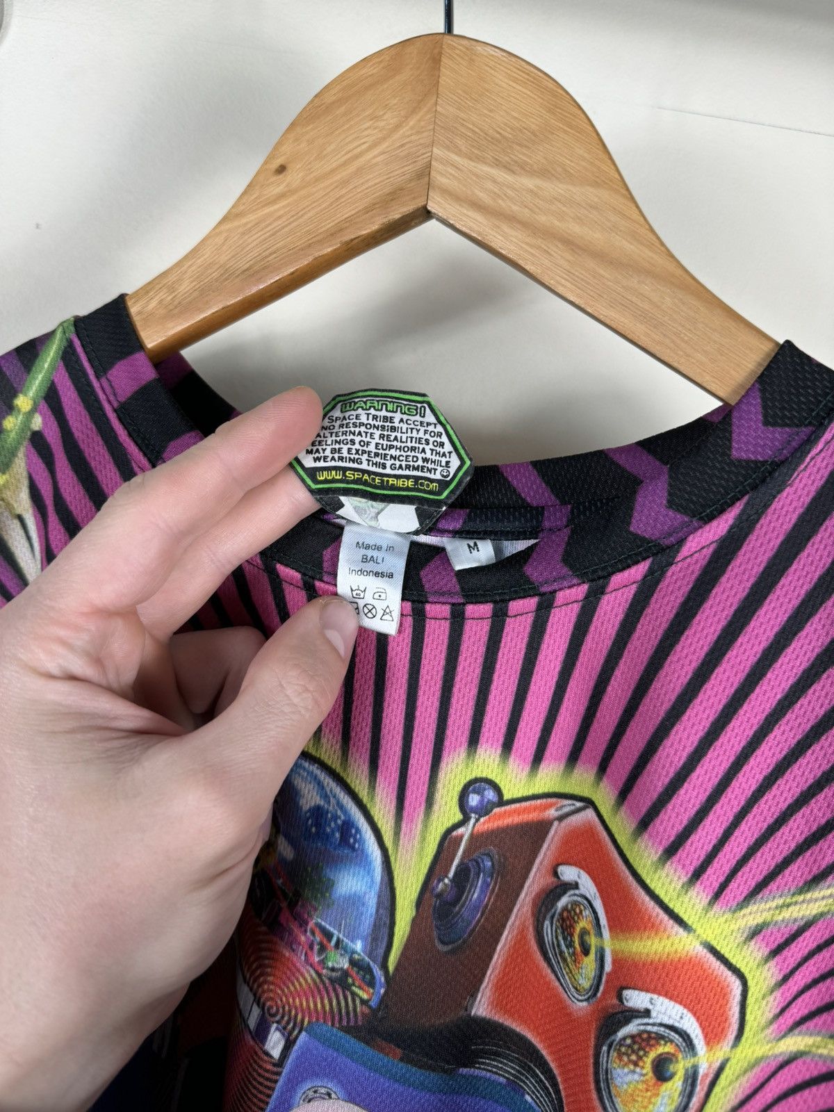 Band Tees Space Tribe Mad Tribe Rocket Power Psychedelic Design Size US M / EU 48-50 / 2 - 10 Thumbnail