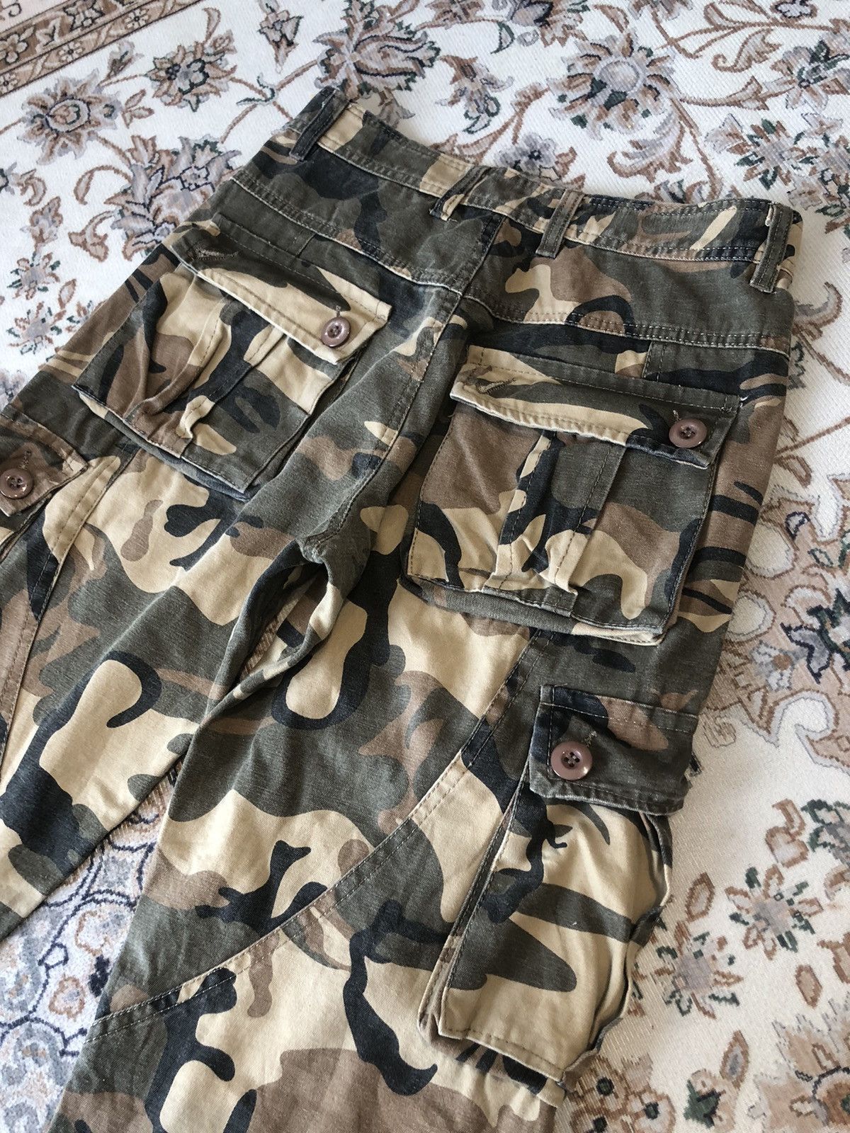 Japanese Brand CAMO TACTICAL CARGO PANTS Size US 28 / EU 44 - 9 Thumbnail