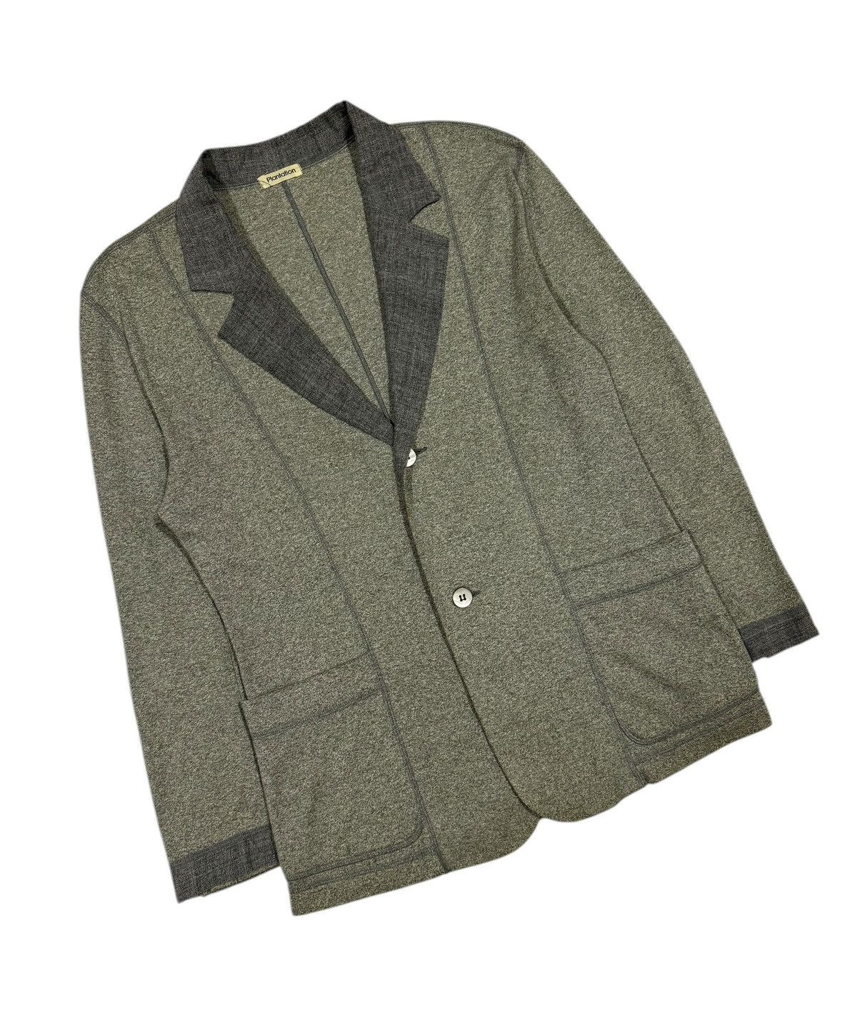 Issey Miyake × Vintage Vtg🔥Plantation Issey Miyake Hybrid Metarial Charcoal Gray Size US M / EU 48-50 / 2 - 5 Thumbnail
