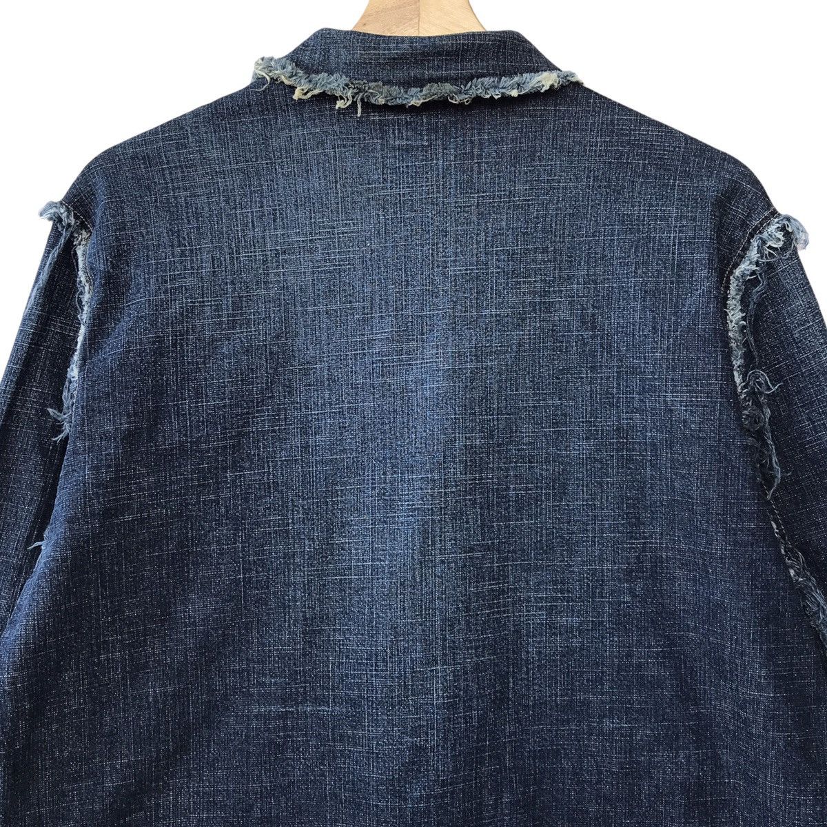 Diesel × Vintage Diesel Y2K Distressed Processed Stretchable Denim Jacket Size US M / EU 48-50 / 2 - 4 Thumbnail