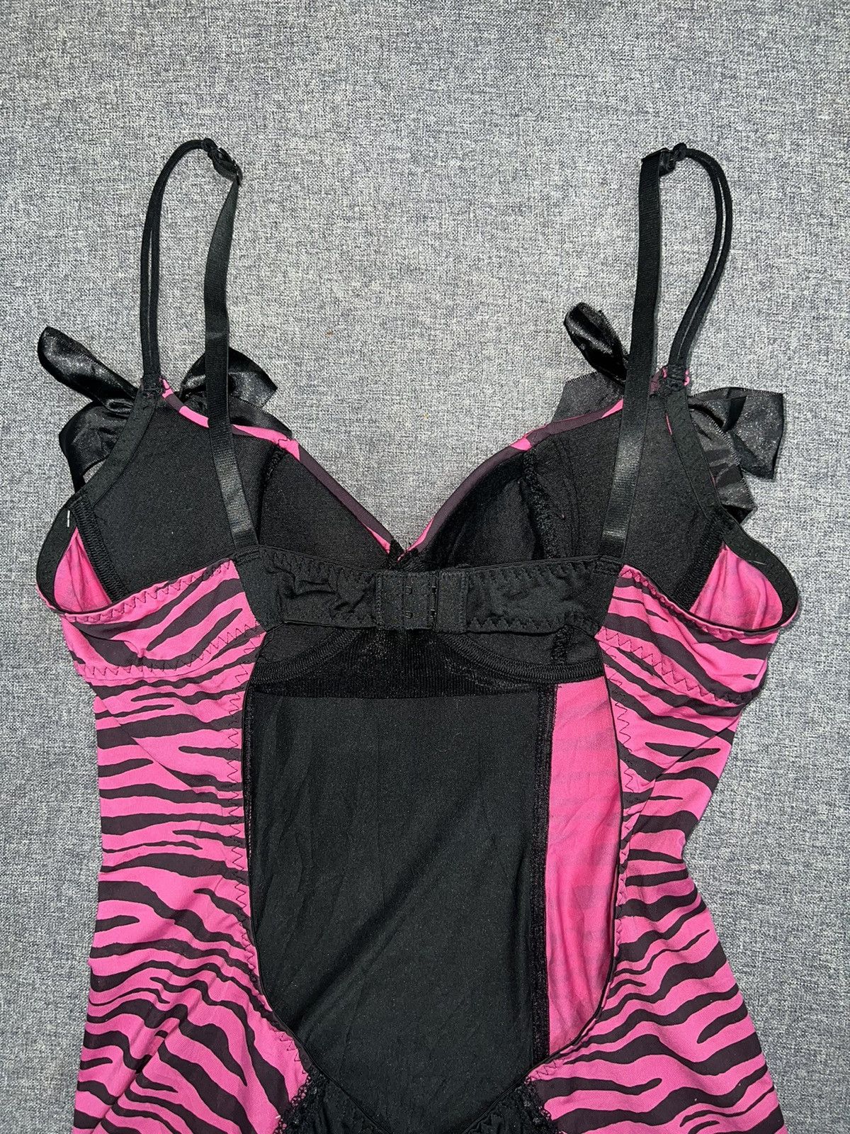 Tripp NYC Vintage Hot Topic zebra corset garter 🦓 🎀 Size M / US 6-8 / IT 42-44 - 11 Thumbnail