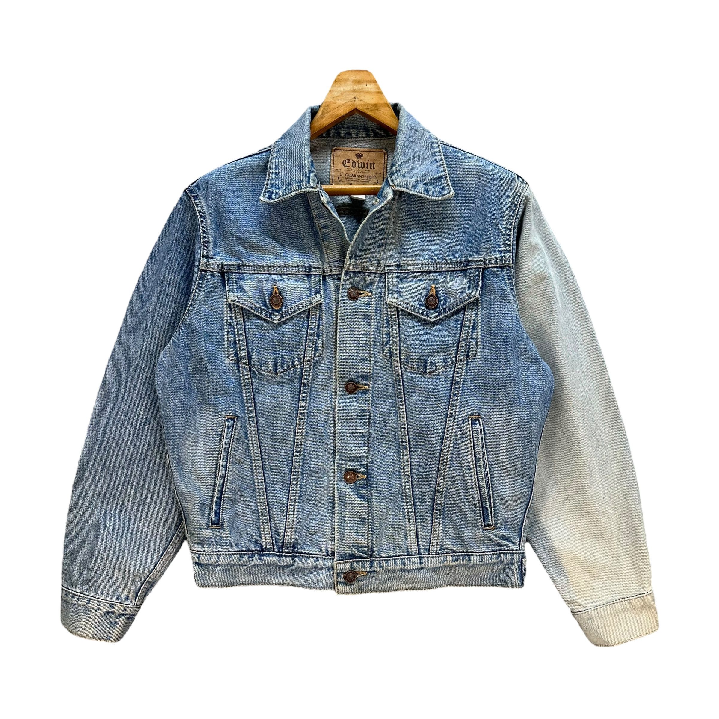 Edwin 80's Edwin 5081 Washed Denim Jacket #A23-0521 Size US L / EU 52-54 / 3 - 1 Thumbnail