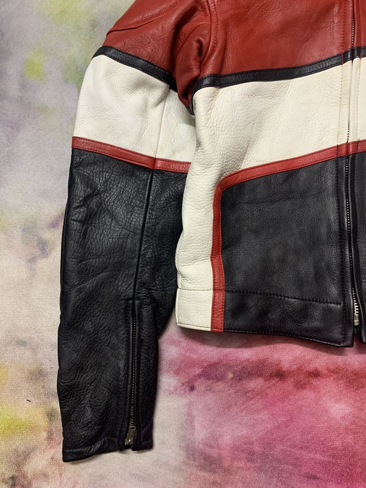Sports Specialties Cropped Leather Fashion Biker Jacket Vintage Size US XS / EU 42 / 0 - 6 Thumbnail