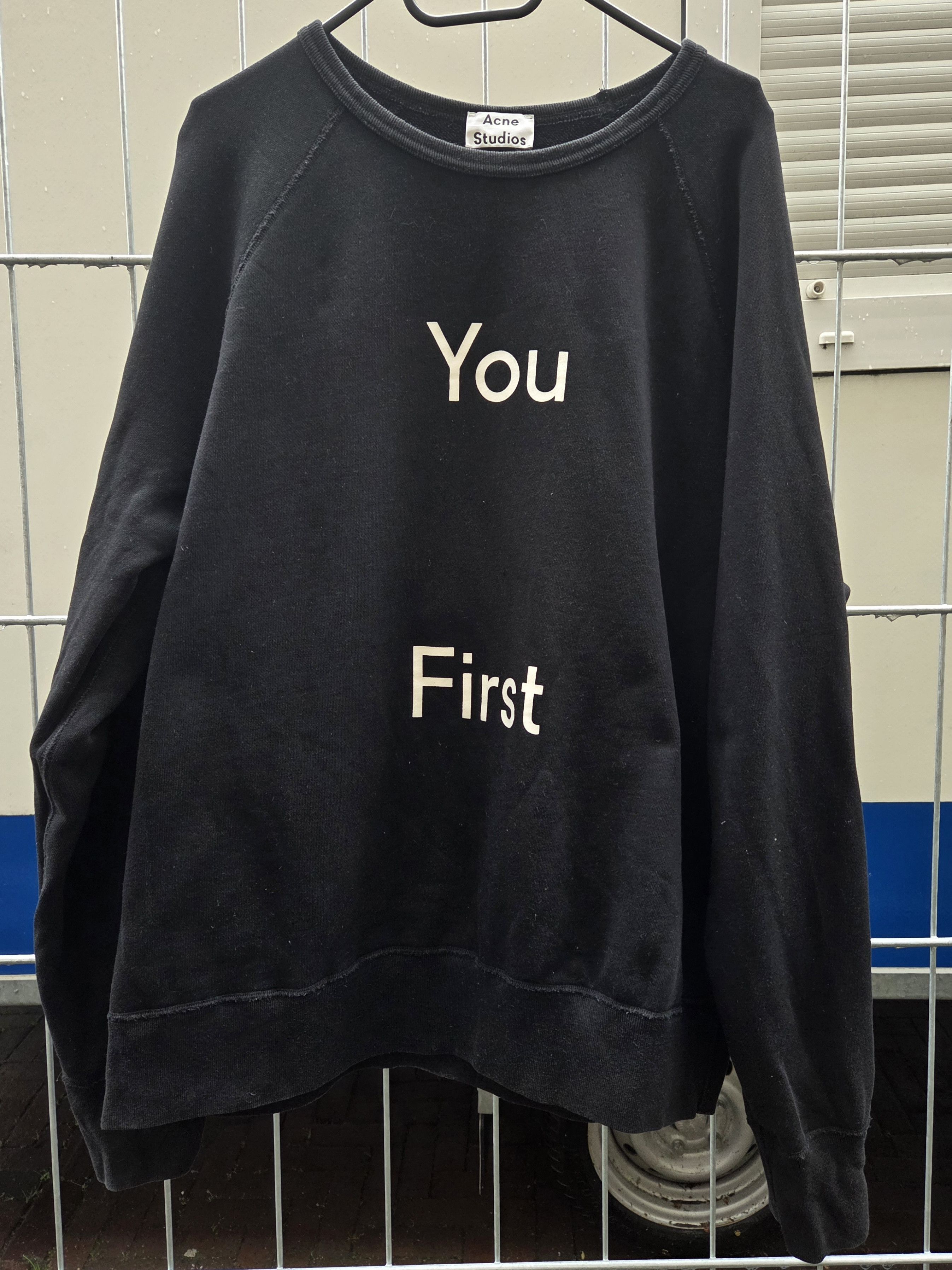 Acne Studios Acne studios 'You First' sweater Size US XL / EU 56 / 4 - 2 Thumbnail