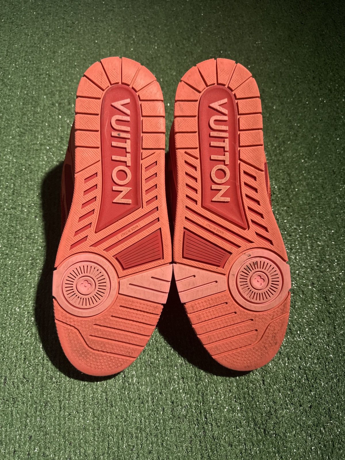 Louis Vuitton Louis Vuitton Skate Red Orange size 10LV Size US 12 / EU 45 - 6 Thumbnail