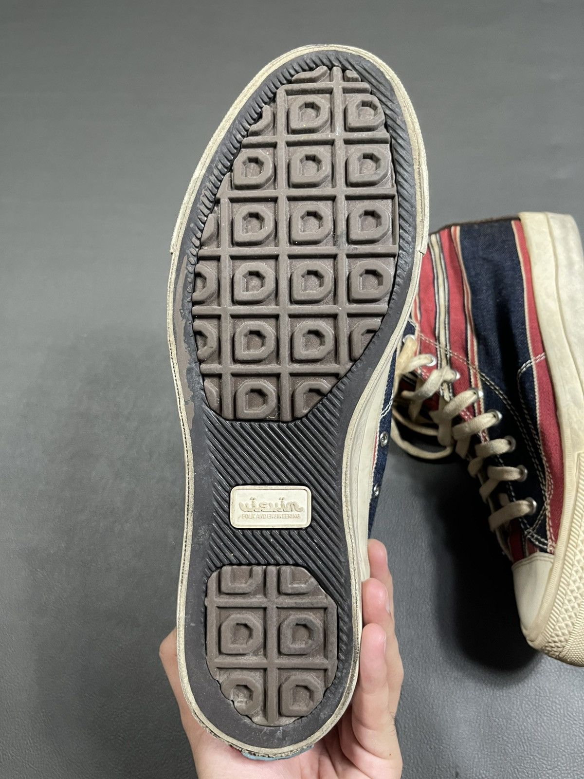 Visvim Visvim Skagway Hi Denim Stripe Size US 9 / EU 42 - 5 Thumbnail