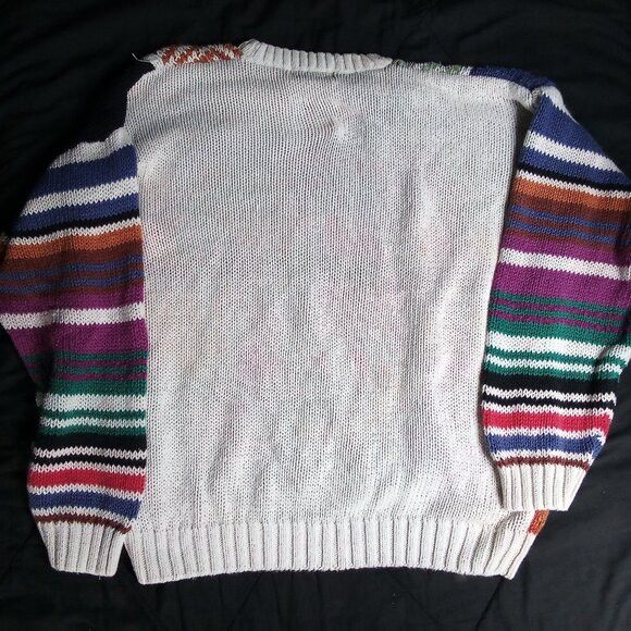 Other Vintage Concrete Abstract Tile Geometric Crewneck Sweater Size US M / EU 48-50 / 2 - 8 Thumbnail