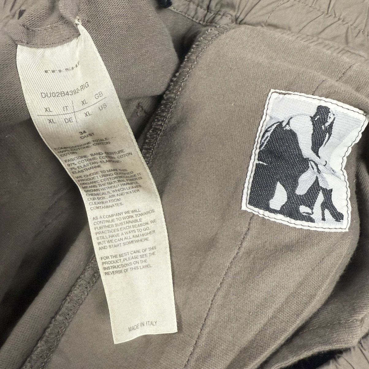 Rick Owens Berlin Straight ‘Olive/Green’ Sweatpants