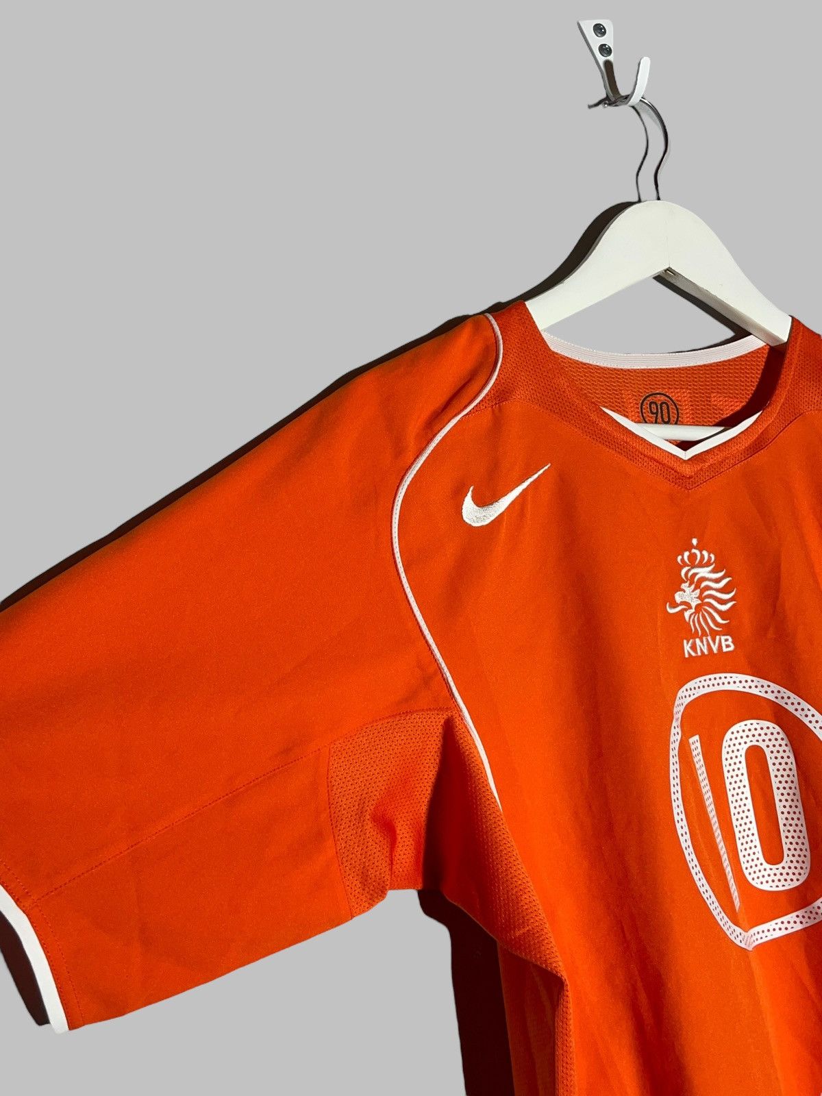 Nike #10 Van Nistelrooy Netherlands Nike 2004 Home Football Shirt Size US M / EU 48-50 / 2 - 5 Thumbnail