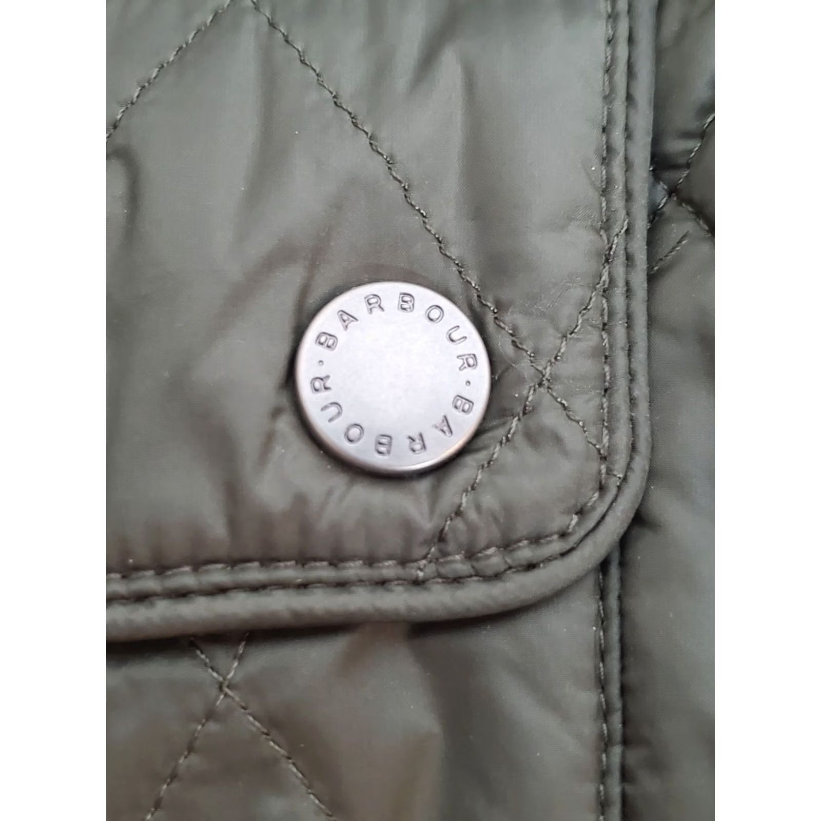 Barbour Barbour Filey Diamond Quilted Jacket Fleece Lining Olive Green Women's US 12 Size XL / US 12-14 / IT 48-50 - 7 Thumbnail