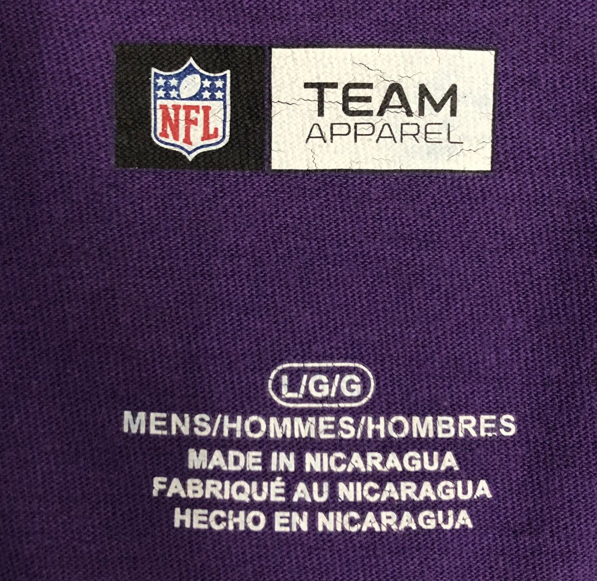 NFL NFL Team Apparel Minnesota Vikings T-Shirt Size US L / EU 52-54 / 3 - 7 Thumbnail