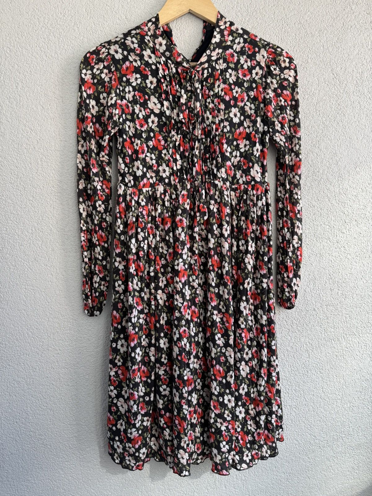 Dolce & Gabbana Dolce & Gabbana Dress Floral Long Sleeve Size XXS / US 00 / IT 34 - 2 Thumbnail
