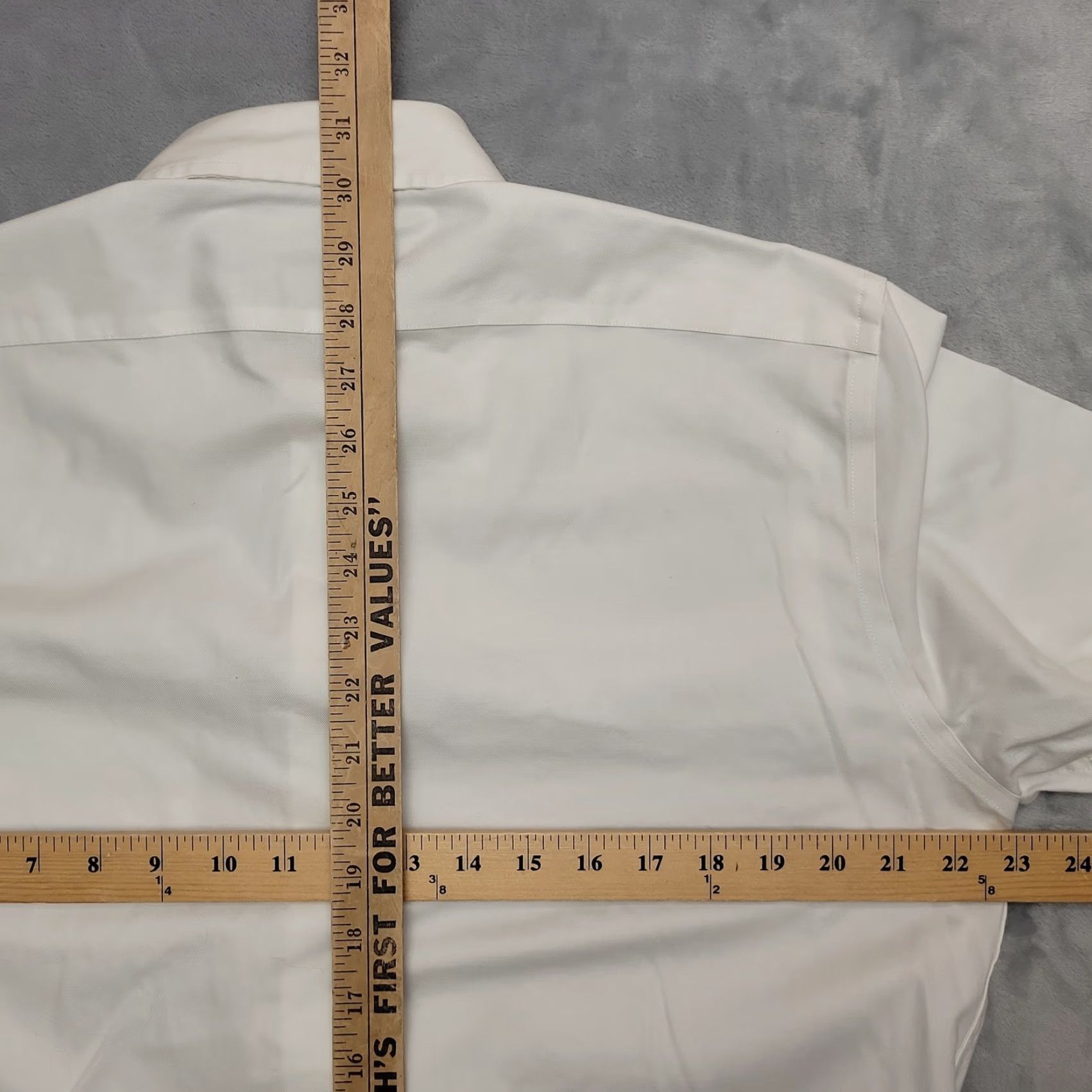Ralph Lauren VINTAGE Ralph Lauren Shirt Mens 15.5 White Classic Fit Short Sleeve 100% Cotton Casual Size US L / EU 52-54 / 3 - 5 Thumbnail