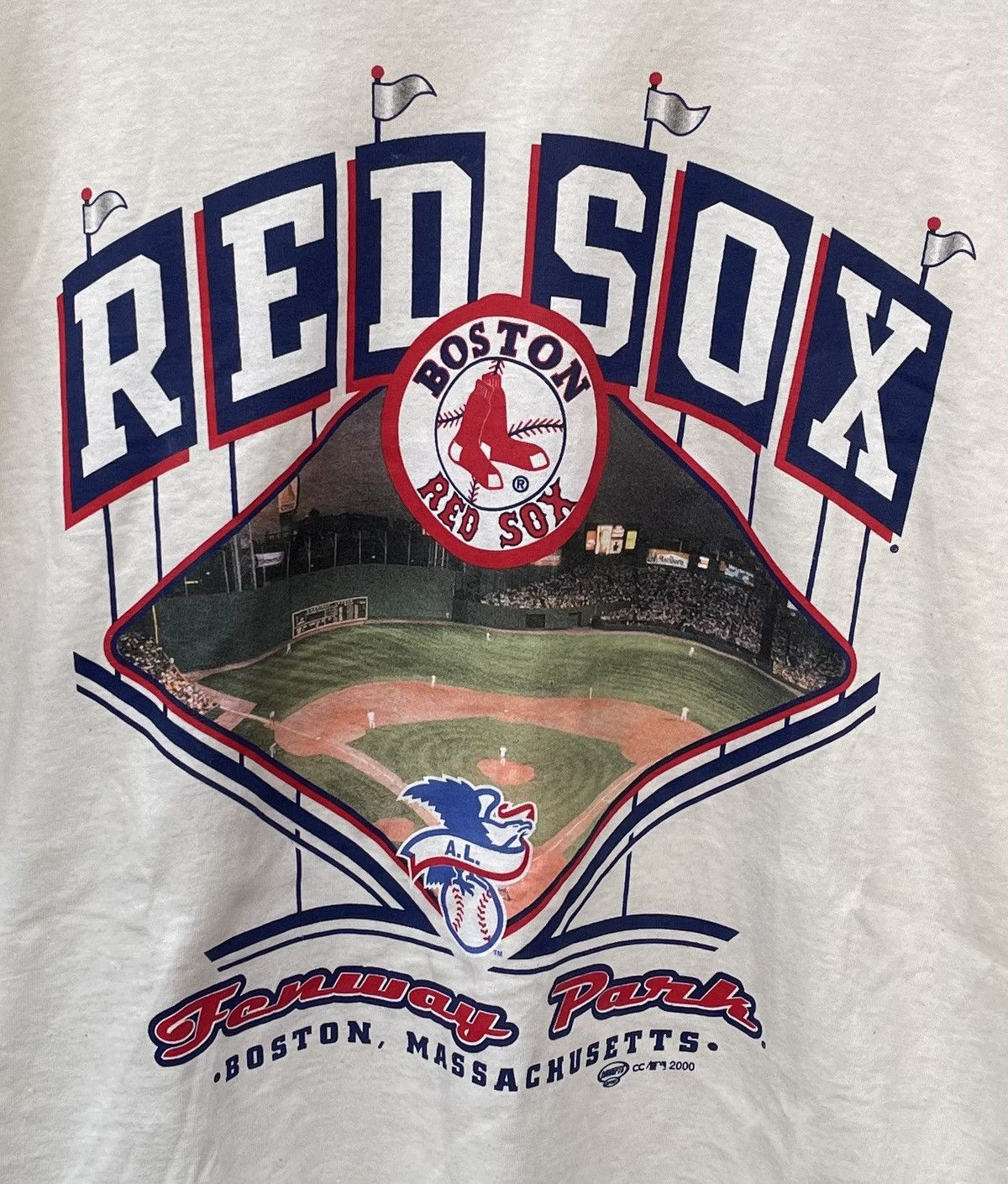 Delta 2000 Delta MLB Boston Red Sox’s Fenway Park Graphic T Shirt Size US L / EU 52-54 / 3 - 4 Thumbnail