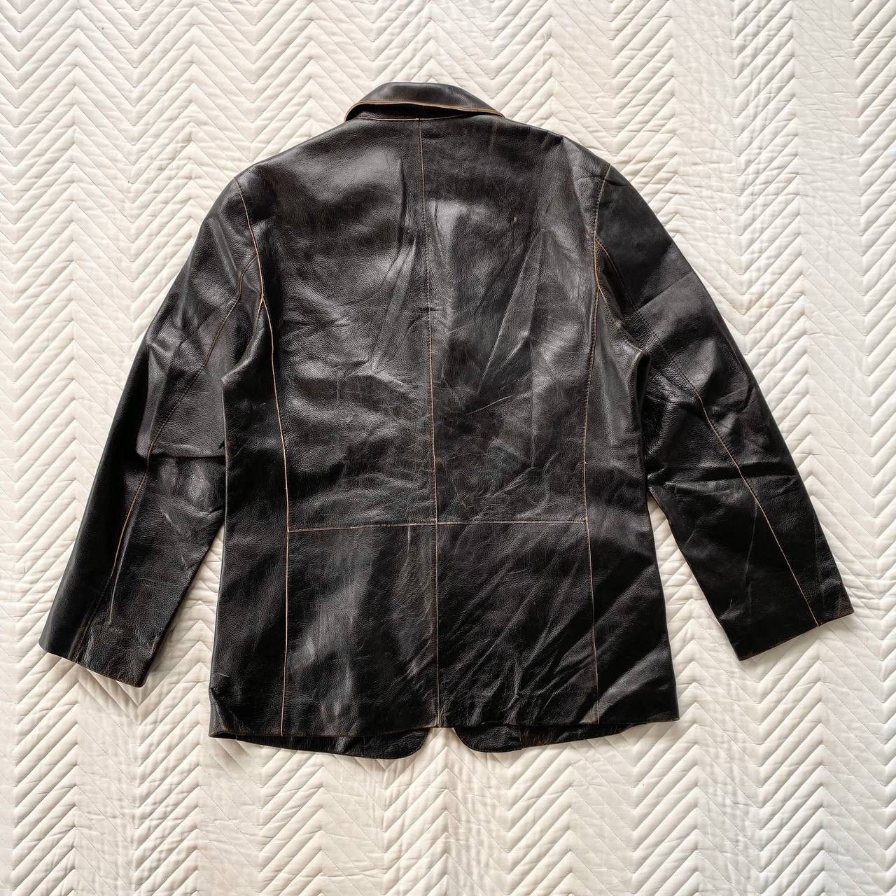Genuine Leather × Marc O'Polo Marco Polo CowHide Genuine Leather Jacket Size US M / EU 48-50 / 2 - 2 Thumbnail