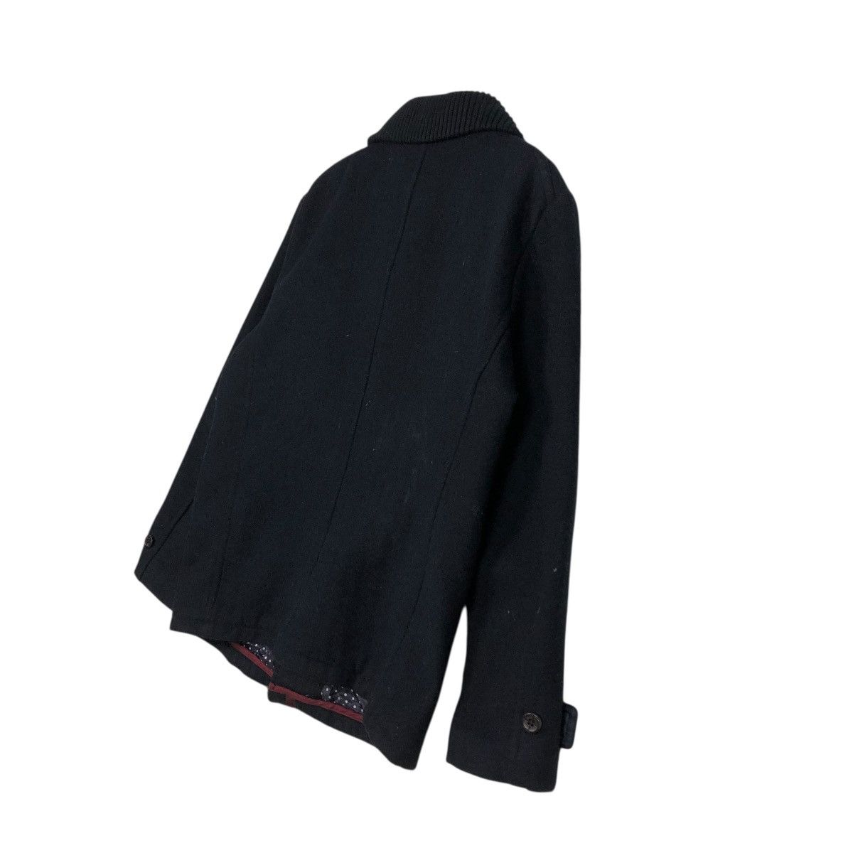 Japanese Brand 🔥VINTAGE WOOL CHORE JACKET DOUBLE COLLAR IKKA ISSEY MIYAKE Size US XL / EU 56 / 4 - 12 Thumbnail