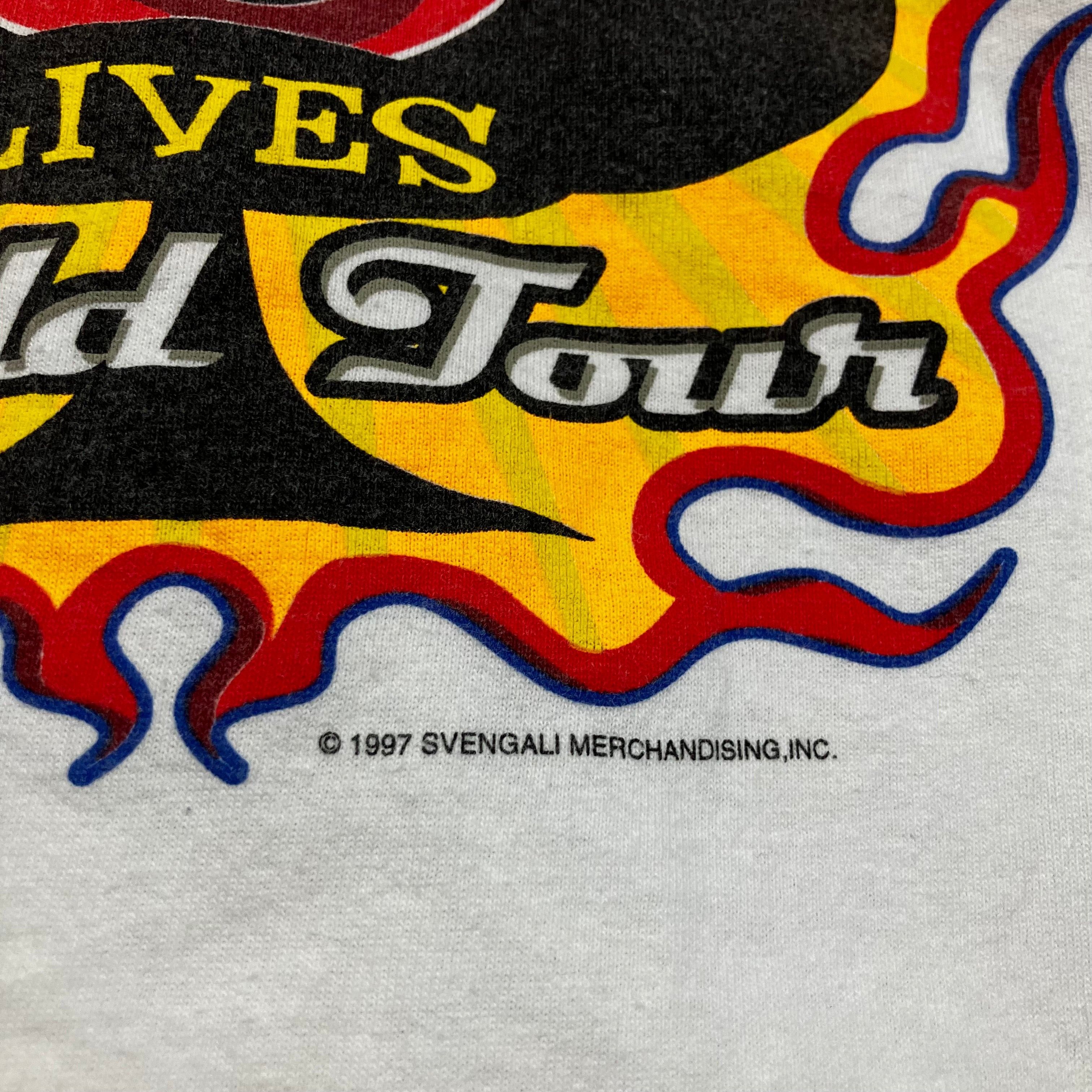 Band Tees × Vintage Vintage 90s 1997 Aerosmith 9 Lives Tour Tee Size XL Size US XL / EU 56 / 4 - 6 Thumbnail
